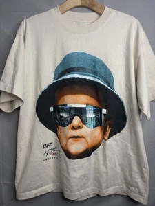 UFC HASBULLA Beige Grafik T-Shirt Erwachsene Größe L LARGE - Bild 1 von 14
