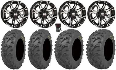 High Lifter HL3 12" Wheels Mh 26" Bear Claw Tires Honda Foreman Rancher SRA - Image 1 of 4
