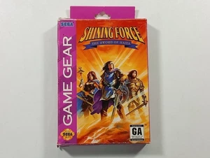 SHINING FORCE THE SWORD OF HAJYA SEGA GAME-GEAR (GG) USA (COMPLETE - BOX DAMAGE) - Picture 1 of 11