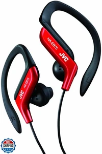 Auriculares deportivos con clip JVC HAEB75R, rojos, pequeños - Imagen 1 de 5