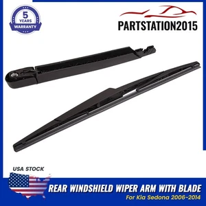 Fits Kia Sedona 2006-2014 Rear Windshield Wiper Arm w/ Blade 988104D001 - Picture 1 of 8
