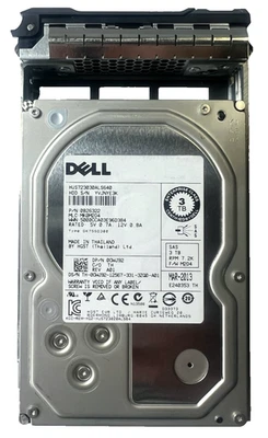Dell CWJ92 3TB SAS 3.5 7.2K 6G HUS723030ALS640  W/ TRAY 0CWJ92 0B26322 TESTED - Image 1 of 4
