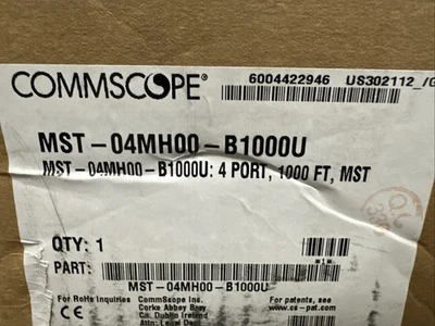 CommScope MST-04MH00-B1000 4-Port MST w/ 1000ft Fiber Reel - Image 1 of 2