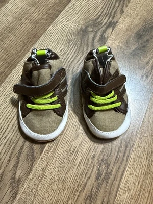 Zapatos Robeez, Infantil Niño Talla 3-6 Meses, Marrón Verde Foto 1 de 4