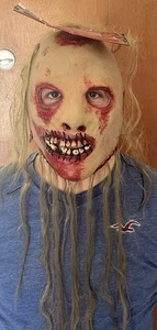 Adults American Horror Story Asylum Full Blood Face Mask Costume Accessory - Picture 1 of 4