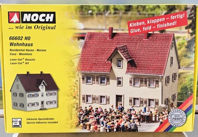 Noch HO Scale Laser-Cut Building Kit - Residential House / Mansion  #66602 - Image 1 of 4