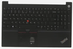 5M11A36347 For Lenovo ThinkPad E15 2 Keyboard Palmrest Top Cover US Europe Black - Picture 1 of 2