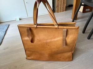 Ledertasche, Reisetasche, groß, robust, Rindsleder – braun,  Topqualität - Bild 1 von 15