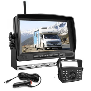 Digital Wireless Rear View Reversing Camera 7" DVR Monitor For RVs Truck Caravan - Picture 1 of 23