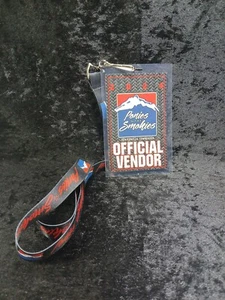 2024 Ponies In The Smokies Official Vendor Lanyard And Badge - Picture 1 of 4