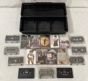 18 Cassette Tapes w/Case - MC Hammer Janet Jackson Prince D'Angelo Lo-Key & More - Picture 1 of 21
