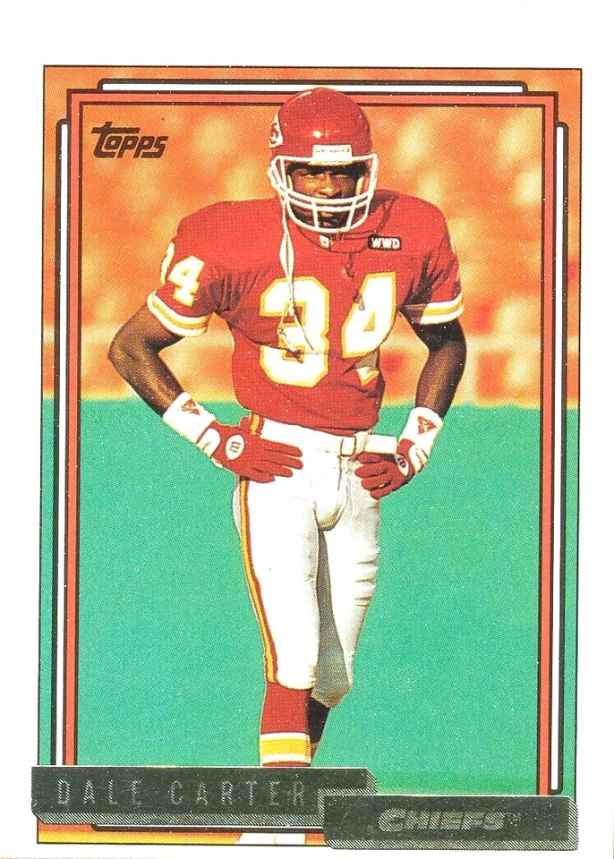 TOPPS HI-# GOLD Dale Carter RC CHIEFS VOLS Tennesee VOLUNTEERS - Image 1 of 1