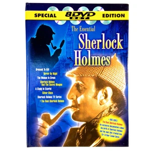 The Essential Sherlock Holmes (8- Disc DVD, 1933-1955 Box Set) Like New ! - Picture 1 of 5