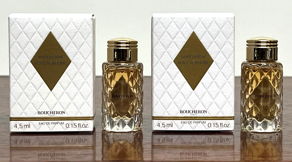 2x BOUCHERON PLACE VENDOME para MUJER 0,15 oz / 4,5 ml ea EDP MINI NUEVO EN CAJA Foto 1 de 1