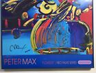 Hand Signed Poster Print Titled Flowers Neo Fauve Series by Peter Max