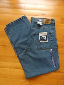 NEW W/ TAGS FULL BLUE JEANS 34 x 30 Mens FB! 90203-LW RELAXED FIT NWT - Picture 1 of 6