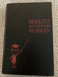 1951 1St Ed. Berlitz Self-Teacher Russian, Grosset & Dunlap, Illustrated - Picture 1 of 12