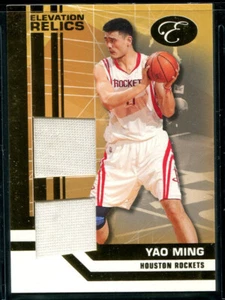 2008 BOWMAN ELEVATION DUAL RELICS GOLD YAO MING #EDR-YM ROCKETS /79 JERSEY BJA1 - Picture 1 of 2