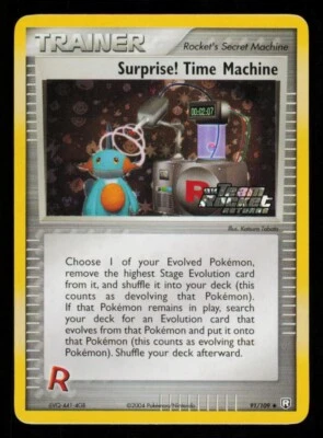 Pokemon Card Surprise Time Machine 91/109 Reverse Holo Team Rocket Returns 2004 - Image 1 of 2
