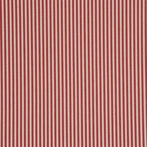 Pinstripe Fabric Red 150cm 100% Cotton Curtains Cushion Craft Dressmaking - Picture 1 of 5