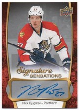 2016-17 Upper Deck Series 1 Signature Sensations SS-NB Nick Bjugstad Auto 1:491