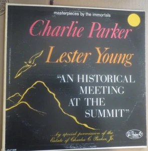 33RPM Charlie Parker Lester Young - Historical Meeting Summit, Masterpieces EX- - Imagen 1 de 6