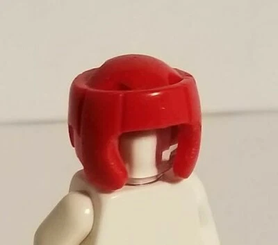 LEGO Boxing Helmet RED Practice Judo Kickbox Kick Box Figure Sports Protection - Image 1 of 2