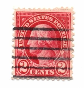 Estampilla Scott 634 de Estados Unidos 1926-28 2c de Washington usada (a24) - Imagen 1 de 2