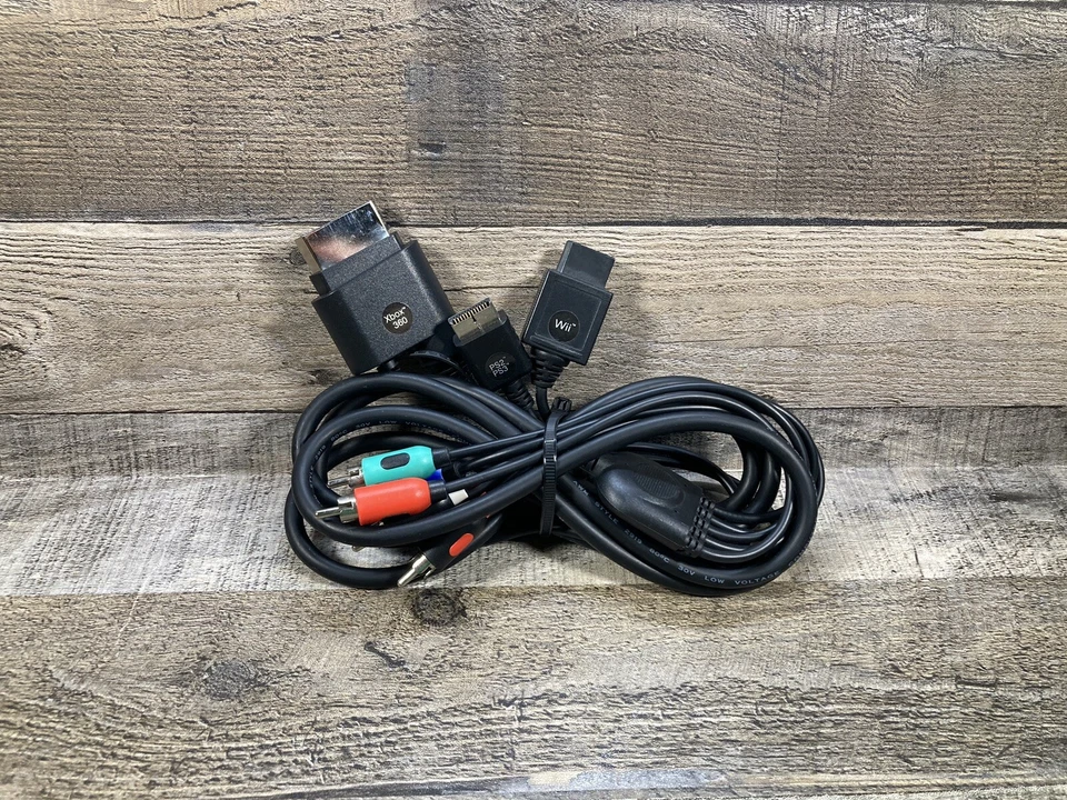 Универсальный компонентный игровой кабель Gigaware 26-1435 для Xbox 360 / Wii / PS2 /PS3  - Изображение 1 из 4