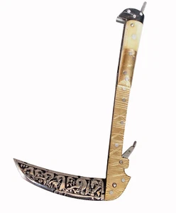 afghan Lohar Knife Khyber folding sickl Dagger Klappsense messer jackknife No:A - Picture 1 of 10
