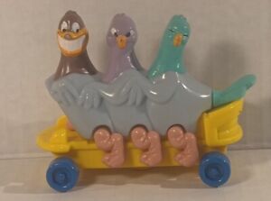 Animaniacs Goodfeathers Pigeons Vintage 90s McDonalds Happy Meal Toy Skateboard