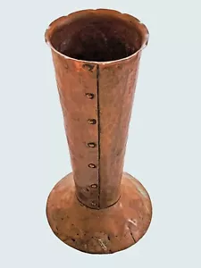 1930s Erhard Glander Hand Hammered COPPER VASE Arts & Crafts Mission Craftsman - Picture 1 of 7