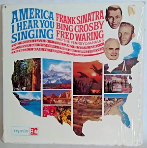 Frank Sinatra Bing Crosby America I Hear You Singing Patriotic President Kennedy - Foto 1 di 4