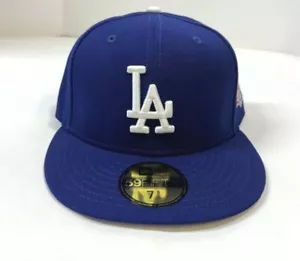 Los Angeles Dodgers MLB NE 1988 Cooperstown W.S WOOL Side Patch Fitted Hat - Picture 1 of 5