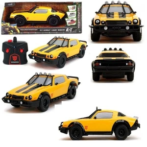 Jada Toys Transformers RC 1977 Chevrolet Camaro Bumblebee 1:16 Scale Car Race - Picture 1 of 8