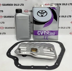 TOYOTA K313 CVT AUTOMATIC TRANSMISSION GEARBOX FILTER GASKET GENUINE OIL 5L KIT - Picture 1 of 8