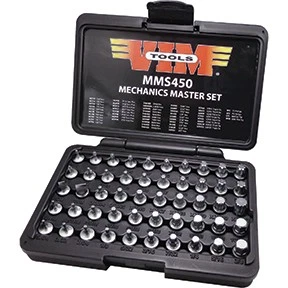 Mechanics Master Set 50 Pieces MMS450 VIM TOOLS Metal 92308334505 Sockets, - Image 1 of 1