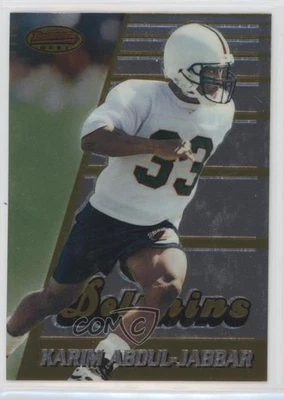 1996 Bowman's Best Karim Abdul-Jabbar #155 Rookie RC - Image 1 of 2