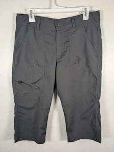 Columbia Pants Womens 10 Gray Omni-Shield Capri Crop Outdoor Hiking Lightweight - Picture 1 of 11