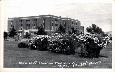 POSTCARD McKAY PHOTO STUDENT UNION BLDG  UNIVERSITY OF MONTANA  MISSOULA MONTANA - Image 1 of 2
