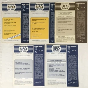 International UFO Reporter Magazine, Lot of 5, 1978, DR. J. ALLEN HYNEK - Picture 1 of 2