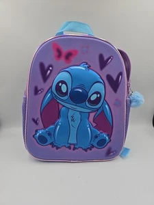 Stitch Backpack , Rucksack. 3D design  on the front Good Condition - Picture 1 of 14