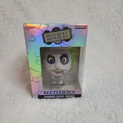 Beetlejuice (2024) - KIDROBOT - 4" Flocked Vinyl Figure - Image 1 of 3