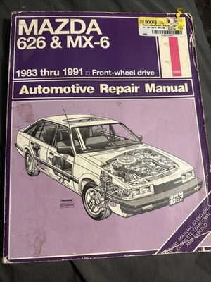 Automotive Repair Manual Haynes 61041 for 1983-1991 Mazda 626 and MX-6 tt - Image 1 of 4