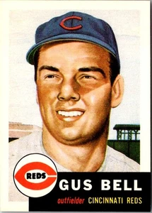Tarjeta de béisbol 1991 Topps Archives 1953 Gus Bell #118 Cincinnati Reds - Imagen 1 de 2