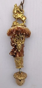 Charivari grande, ciervo ascendente bellotas, colgante - Imagen 1 de 11