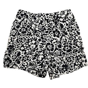 Ann Taylor LOFT Outlet Women’s Navy & White Floral Shorts, Size 2 - Picture 1 of 7