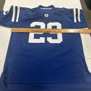 Indianapolis Colts Reebok NFL Equipment Joseph Addai Stitched Jersey Size 52 - Picture 1 of 5