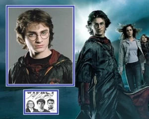 DANIEL RADCLIFFE SIGNED HARRY POTTER PHOTO MOUNT ALSO ACOA CERTIFIED - Picture 1 of 1
