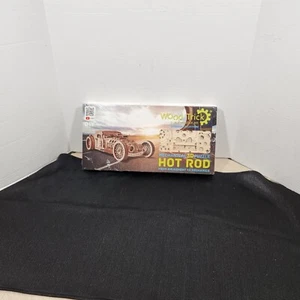 Wood Trick Mechanical 3D Puzzle Model Hot Rod Car Wood Construction Kit New - Picture 1 of 17
